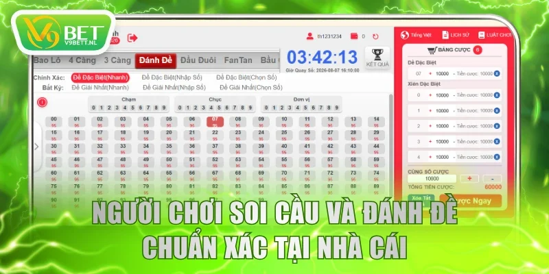 Người chơi soi cầu và đánh đề chuẩn xác tại nhà cái