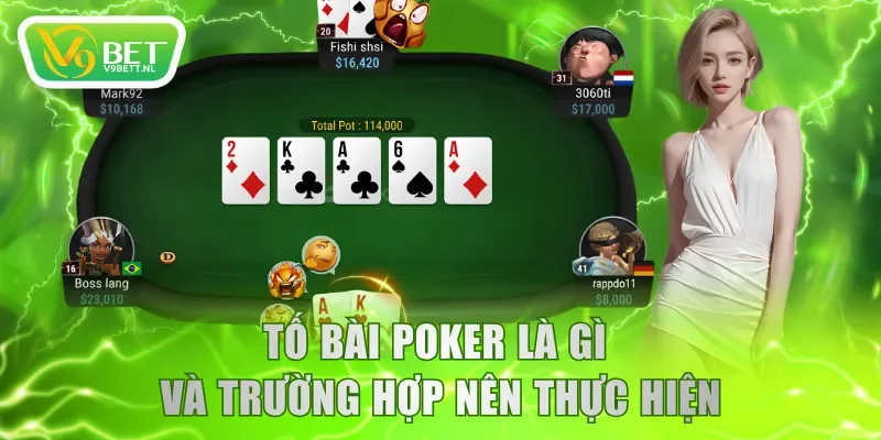 Tố bài Poker là gì và trường hợp nên thực hiện